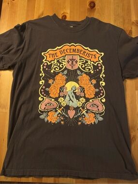 The Decemberists Band T-Shirt Comfort Colors Gray L